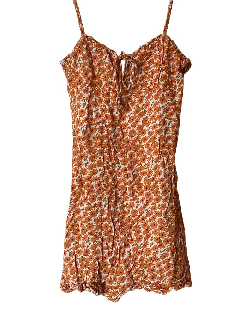 Princess Polly Orange Floral Mini Dress